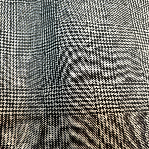 NWT Michael Kors Classic Fit Linen Sport Coat, Black/White Plaid, Men’s 42R - Picture 8 of 10